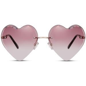 Modern Heart Unisex Sunglasses