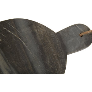 Marmore Rounded Grey Marble Chopping And Serving Board