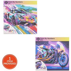 Paint by Numbers Car or Bike Kit