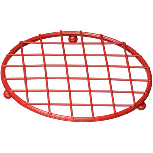 Helix Red Powder Coated Round Trivet
