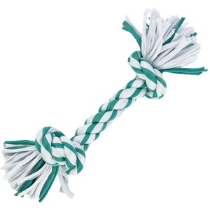 HugglePets Recycled T-Shirt 2 Knot Bone Dog Toy