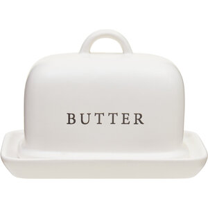 Farmhouse Cream Large Butter Dish