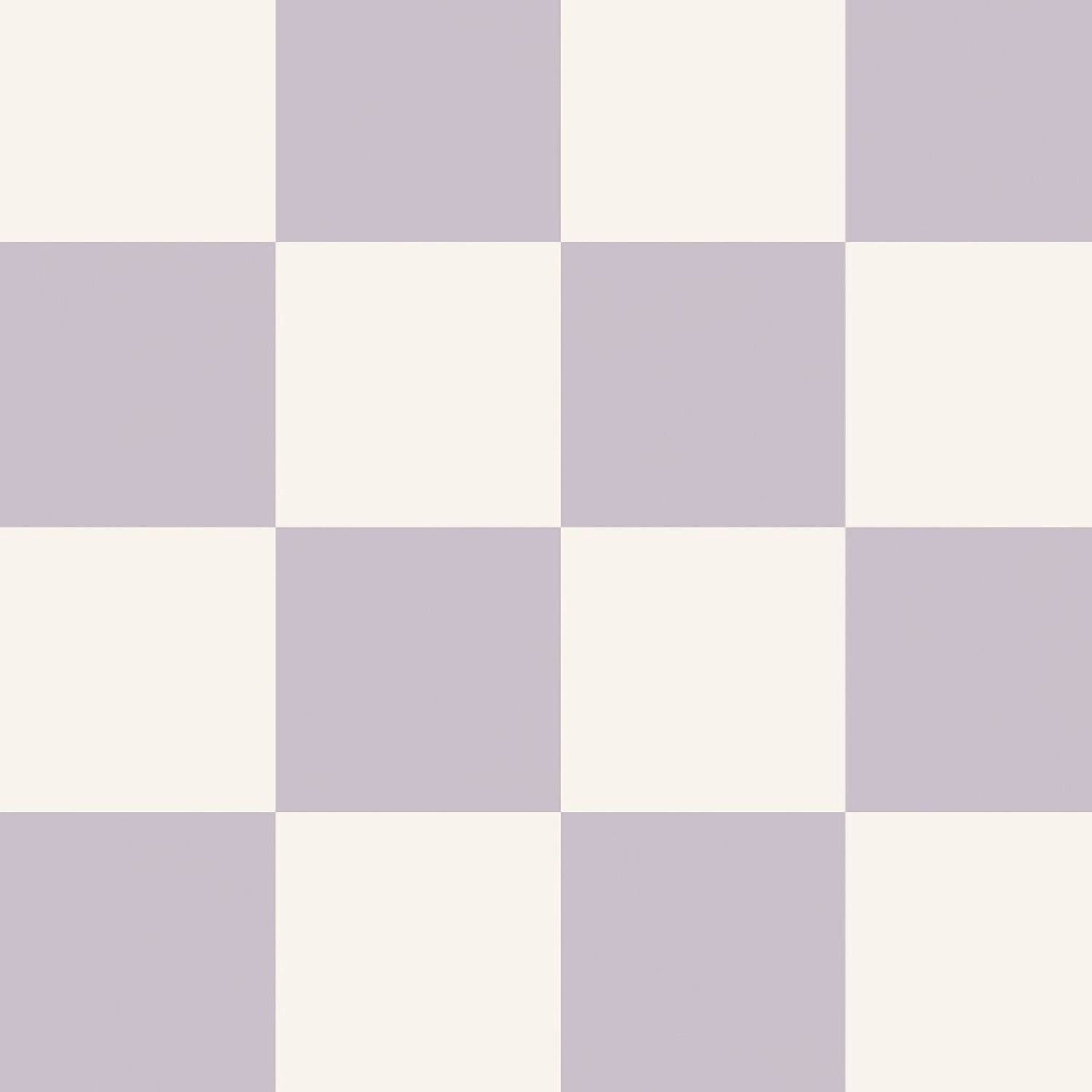 Holden Décor Check This Out! Wallpaper - Lilac/White / Paper