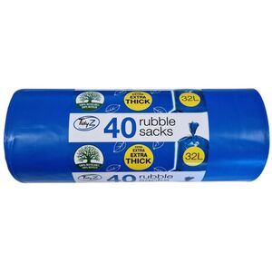Tidyz 32L Rubble Sacks (Pack of 40)