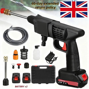 Portable Cordless Car Washer Gun and 2 Batteries