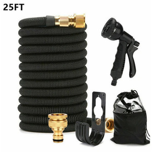25ft Expandable Garden Hose with Metal Connector