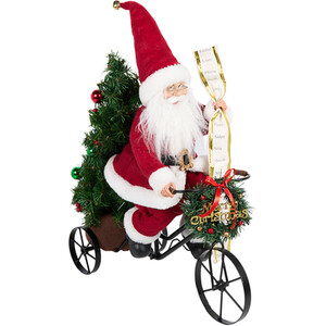 Santa on Tricycle Decoration