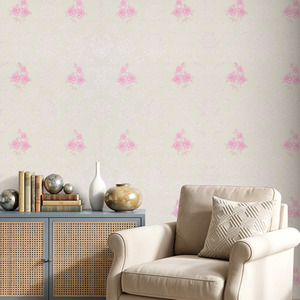 Lifeideas 3D Embossed Non-Woven Floral Wallpaper Style H