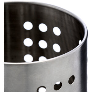 Soren Brushed Stainless Steel Cutlery Caddy