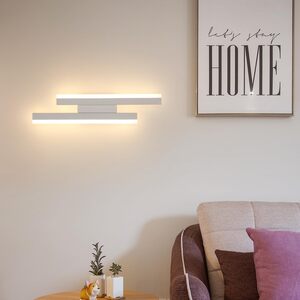 GOECO Wall Light LED Indoor, 16 W Dimmable Wall Lamp 3 Colour Temperatures