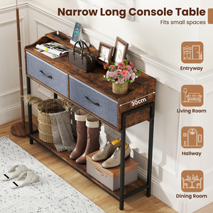 Console Table with Station