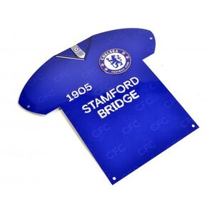 Chelsea FC Shirt Shaped Metal Sign