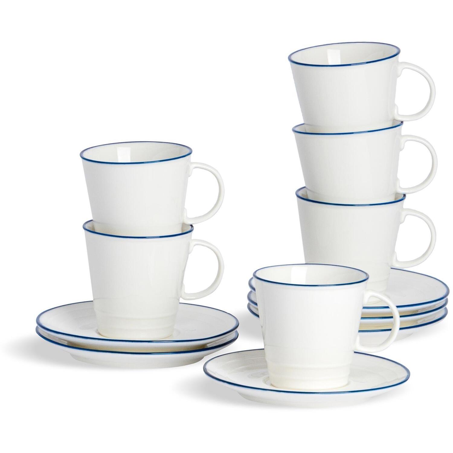 Image of 12 Piece White Farmhouse Espresso Cup&hellip;