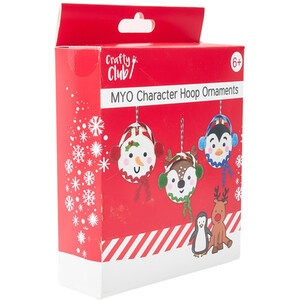 Make Your Own Character Hoop Ornaments Kit