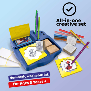 Spider-Man Sticker Machine by Multiprint  Kids Craft & Stationery Set