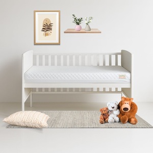 BUMP & BEYOND Waterproof Baby Cot Bed Mattress with Washable Zipped Cover For Girls