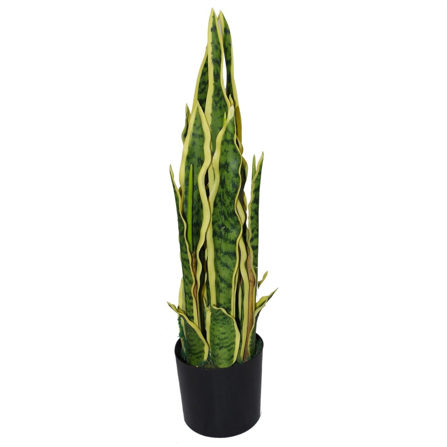 Artificial Sansevieria Plant 55cm Potted Indoor Decor - Green