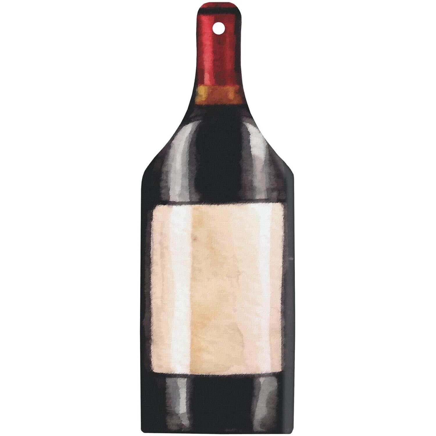 Image of Red Wine Bottle Serving Board -&hellip;