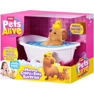 Pets Alive Mommy Capybara and Baby Playset