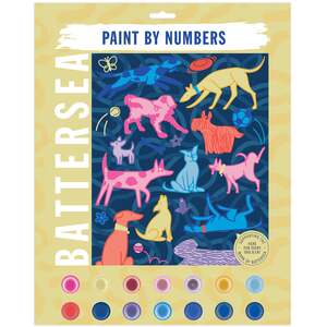 Battersea Paint By Numbers Craft Kit, Dog, Wall Art, Personalised Crafts, Home Decor, Crafting Gift