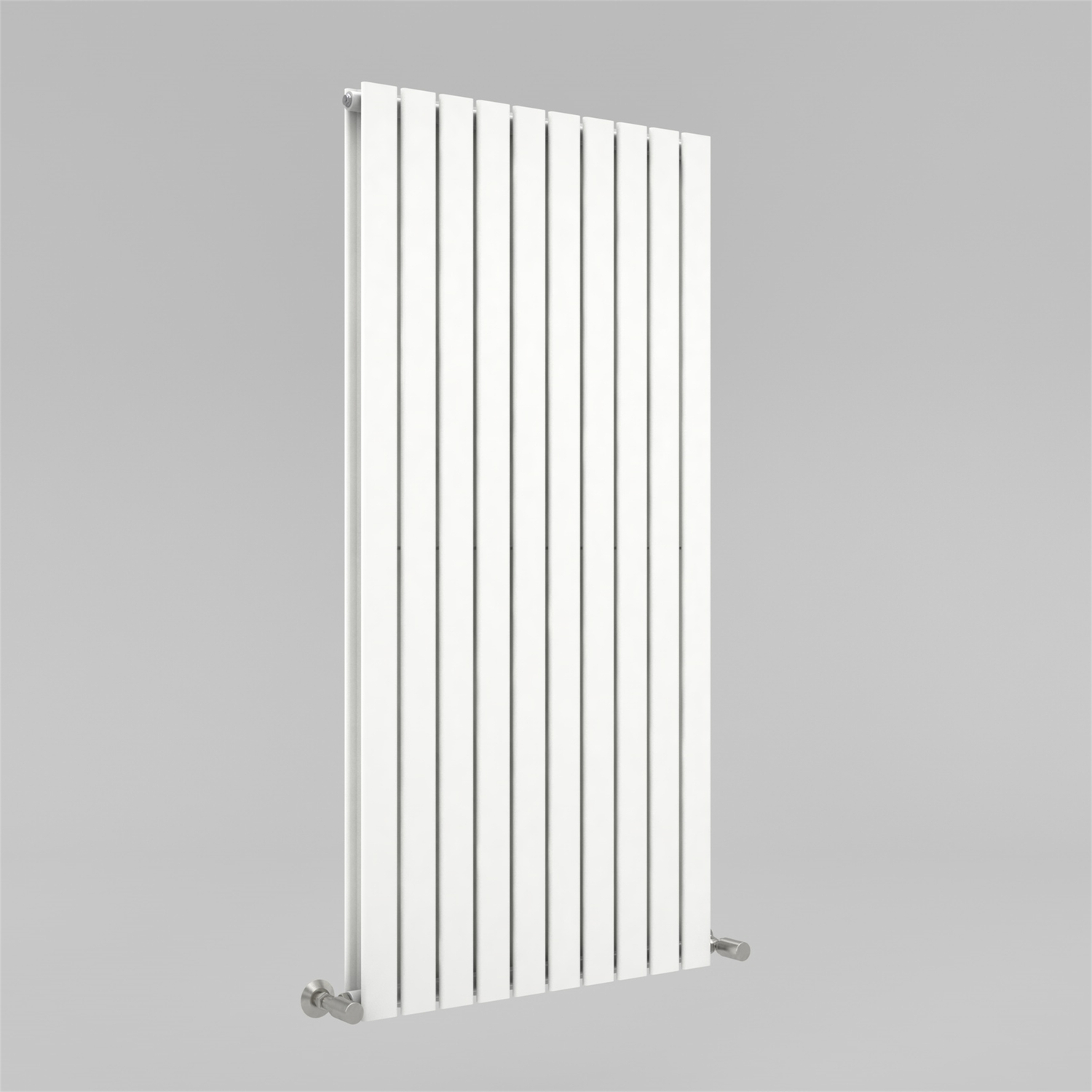Radiator Horizontal Vertical Designer Flat Panel Central Heating Radiator 1600mm Height (1600x680mm Single, White) - Image 3