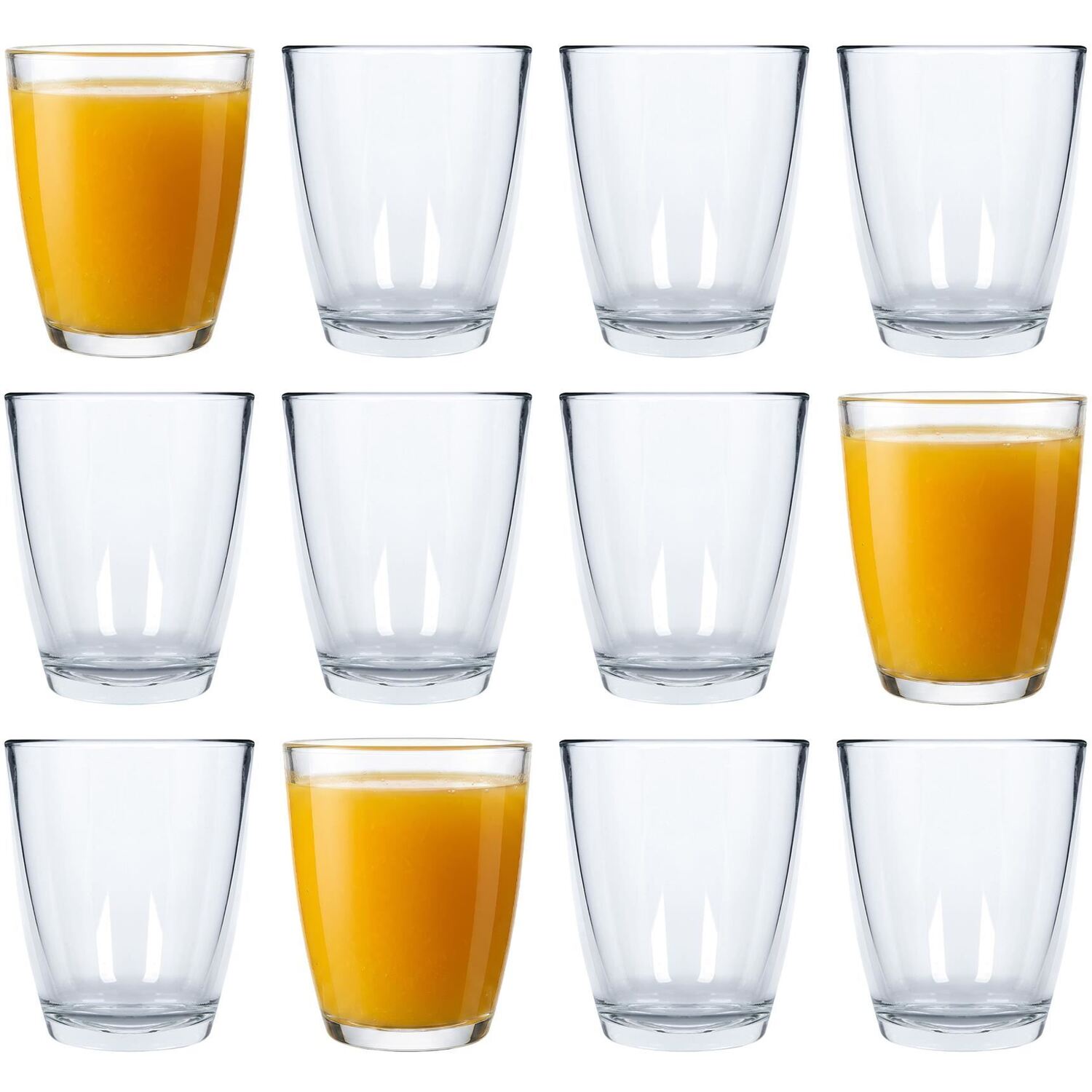 Argon Tableware Conical Glass Tumblers - 250Ml / 12