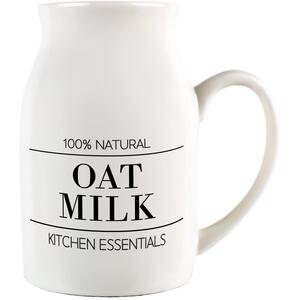 Minimalist Small Porcelain Oat Milk Serving Jug