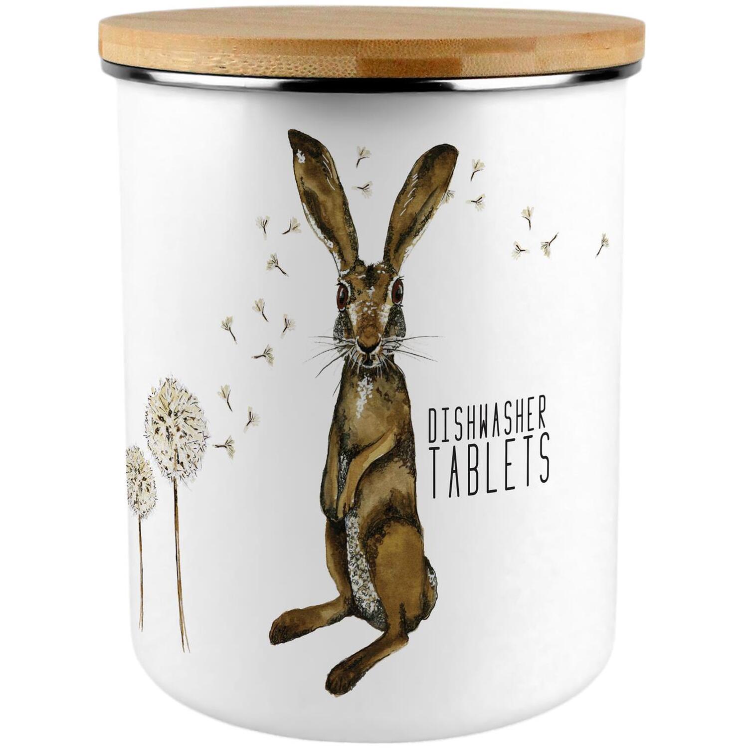 B&Q - Hare & Dandelions Dishwasher Tablets Storage Tin - Image 2