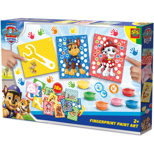 Paw Patrol - Fingerprint paint art