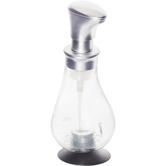Cuisipro Foam and Pump Silver Soap Dispenser