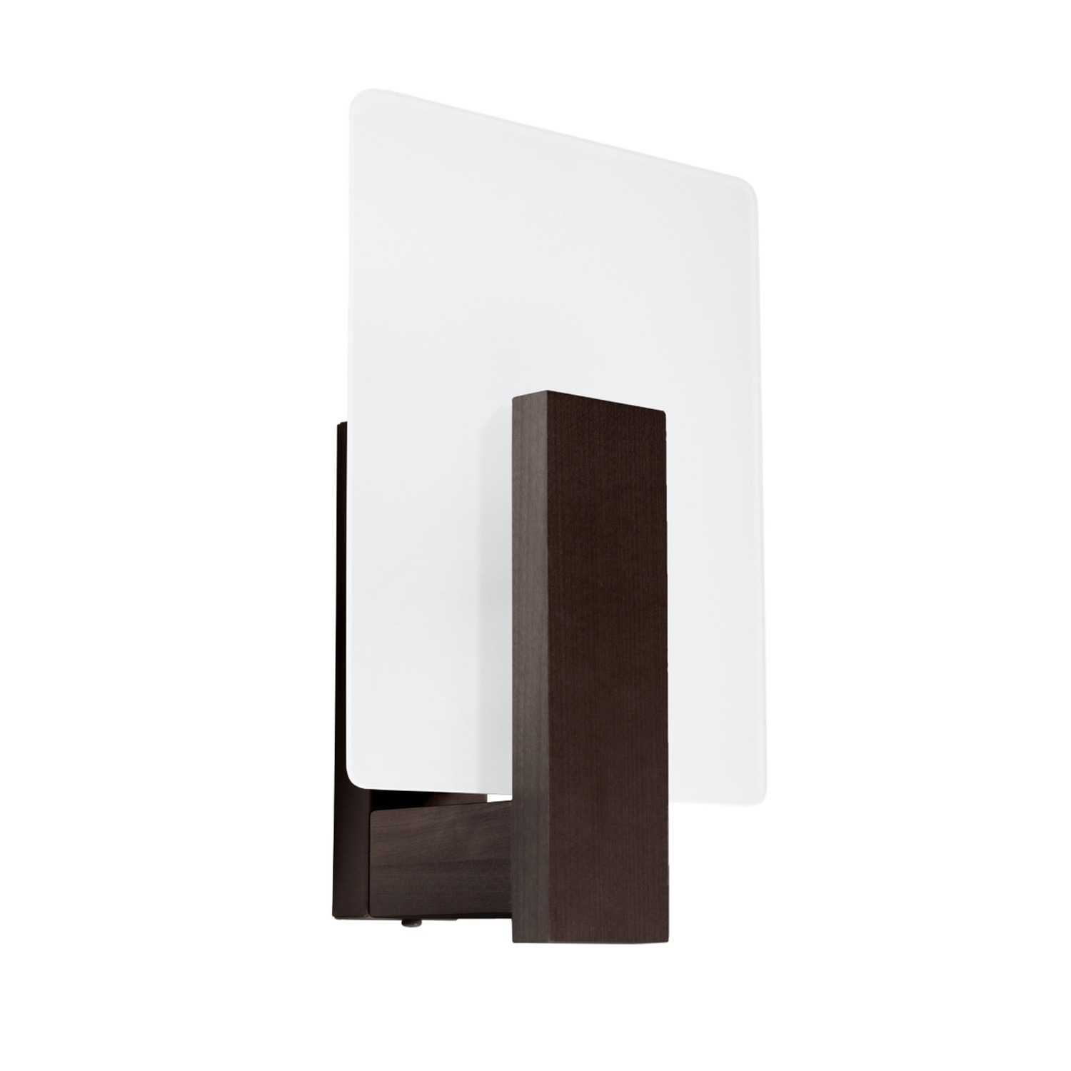 B&Q -  Luminosa Lappo Flush Wall Lamp Wenge - Image 3