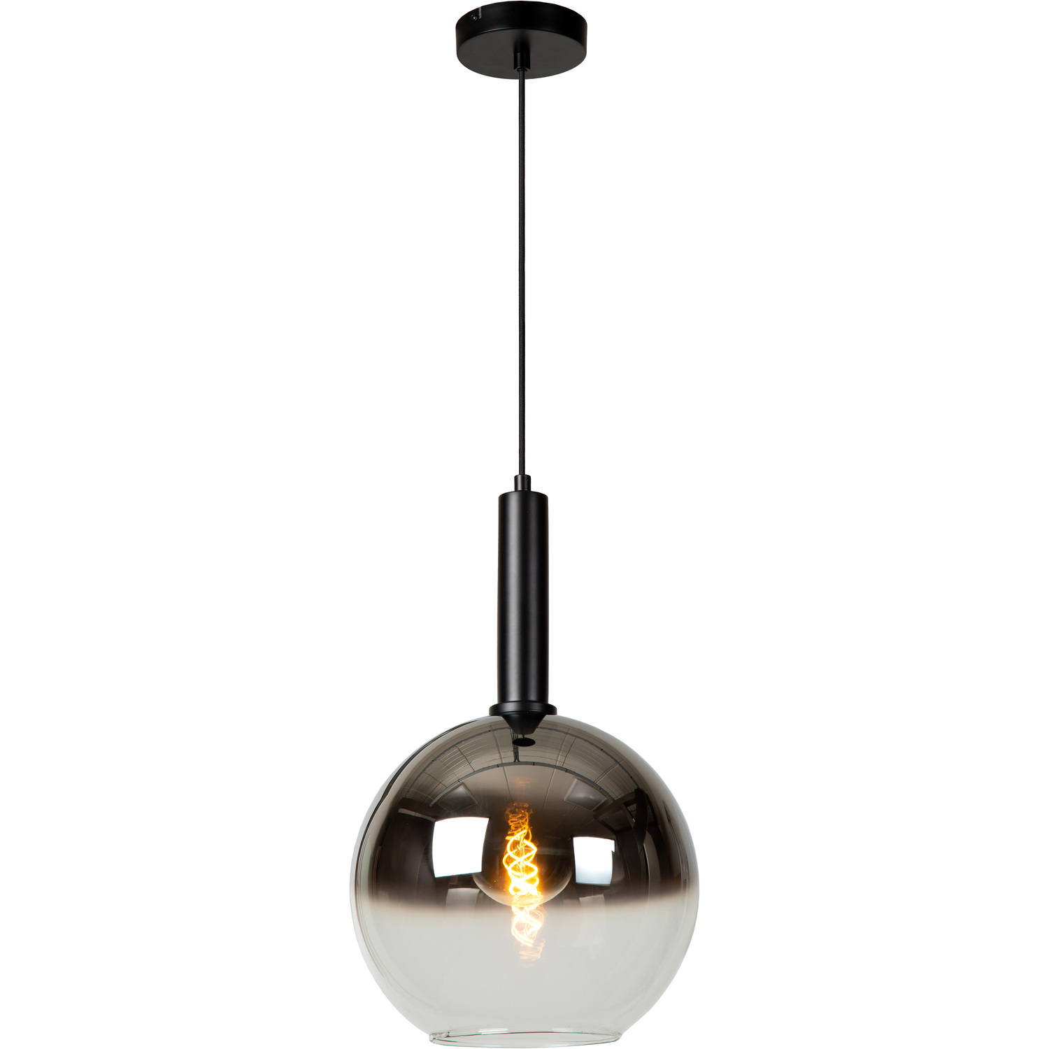 Netlighting Unisex Black Marius Modern Pendant Light Ø 1Xe27 30Cm - Image 3