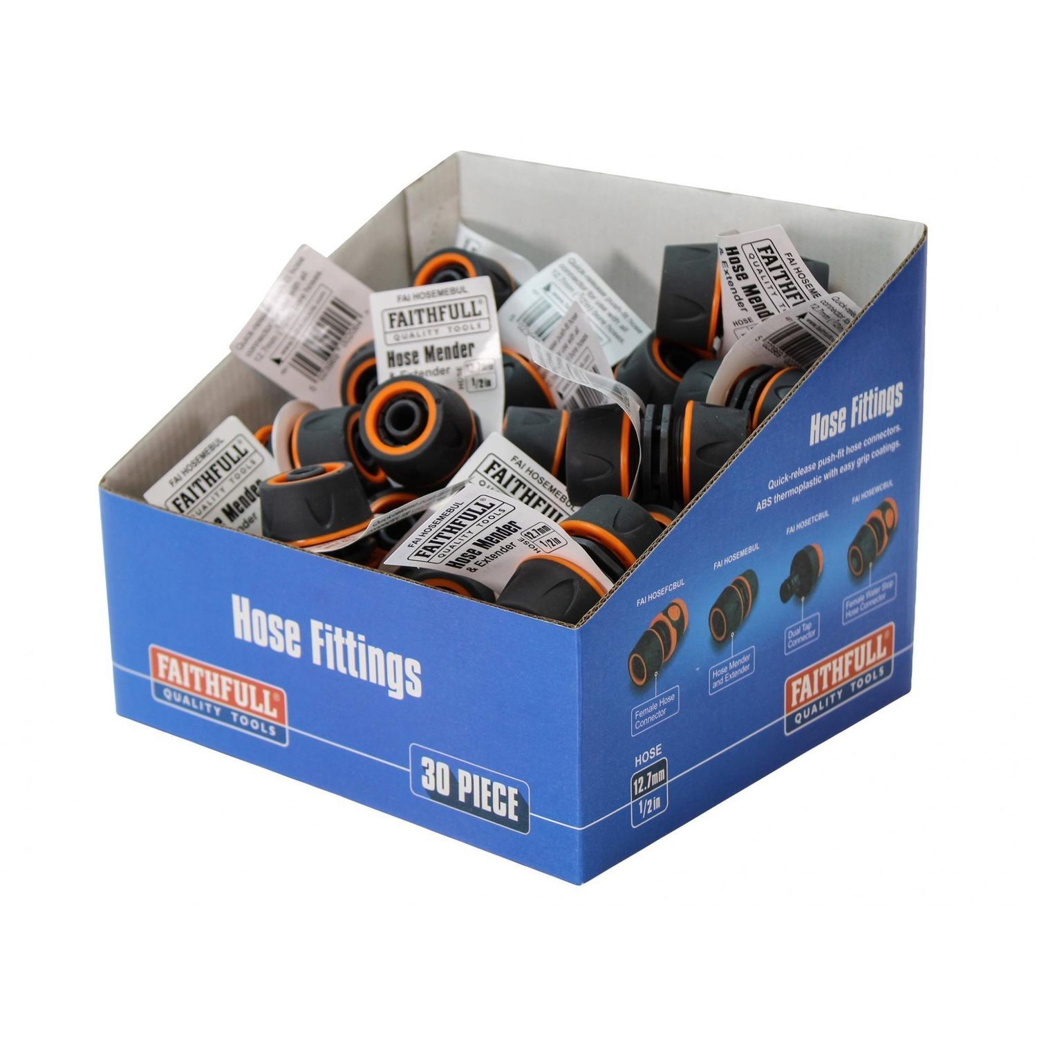 Faithfull Plastic Hose Mender A - Multi Colour