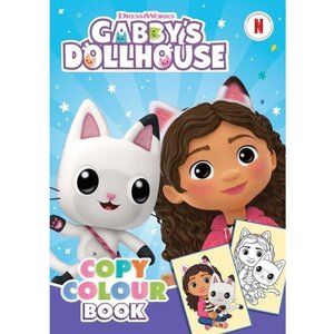 Gabbys Dollhouse Colour Book Paper