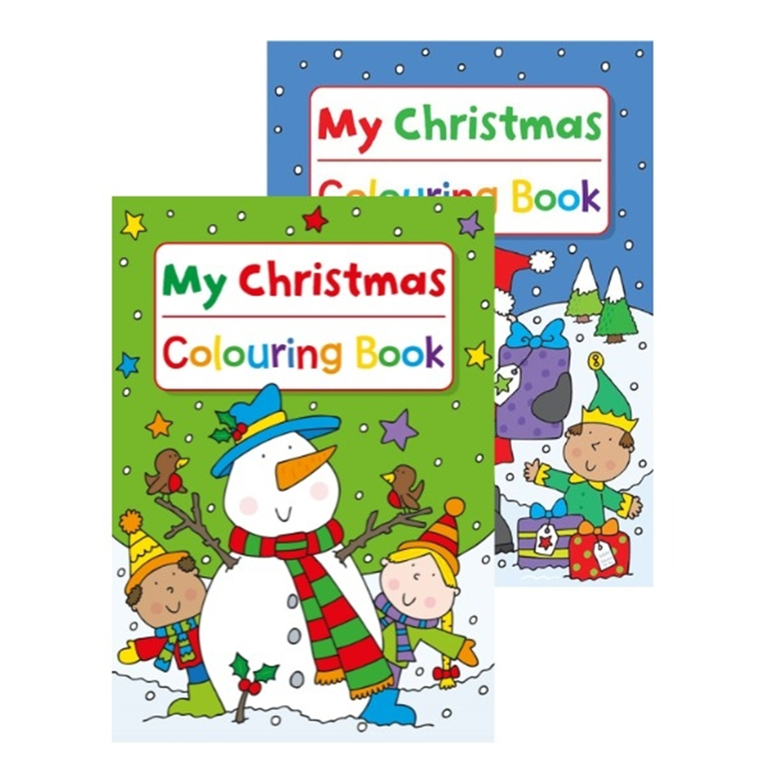 Martello Single A4 56 Pages My Christmas Colouring Book - Red