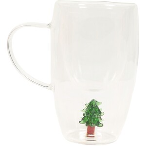 Christmas Tree Icon Double Wall Mug