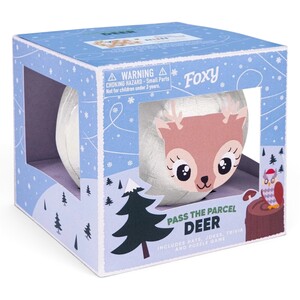 Foxy Pass The Parcel Reindeer Design Christmas Game