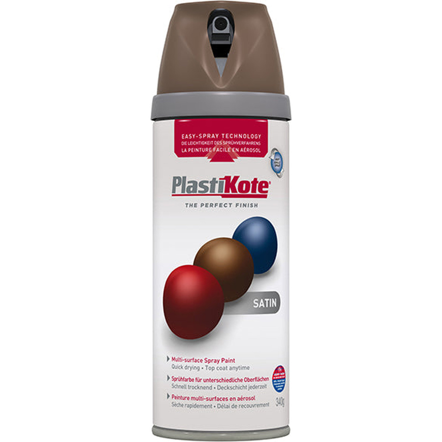 PlastiKote 022113 Twist & Spray RAL 8017 chocolate brown satin 400 ml - Image 10