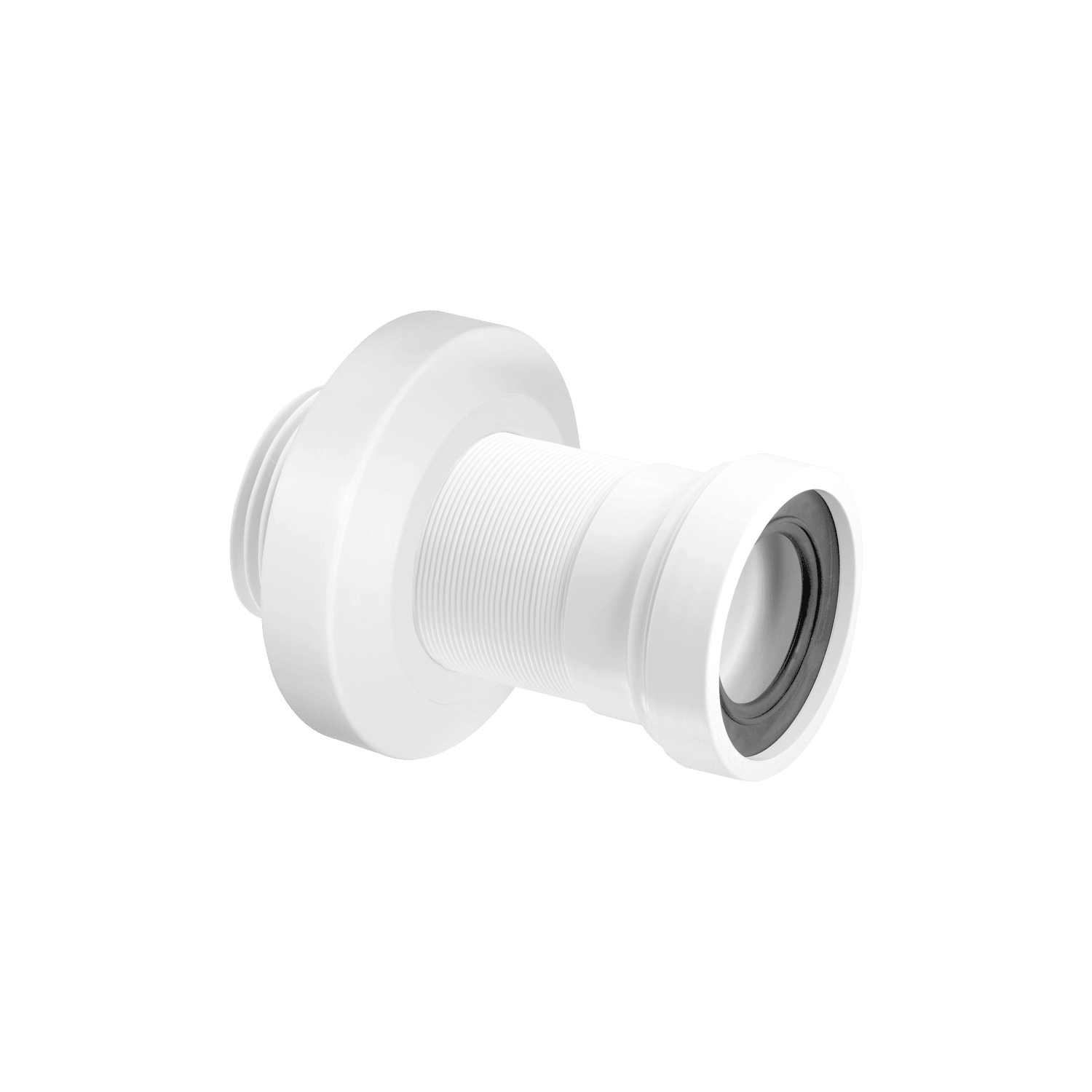 McAlpine WC17-114 WC Connector Wall Flange for Flexible WC Connector, White - Image 2
