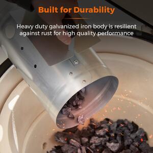 S/STEEL Charcoal Starter Pan Stainless Steel shot 21562454