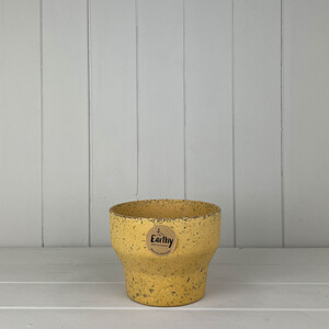 Yellow Coffee Husk Minimalist Planter