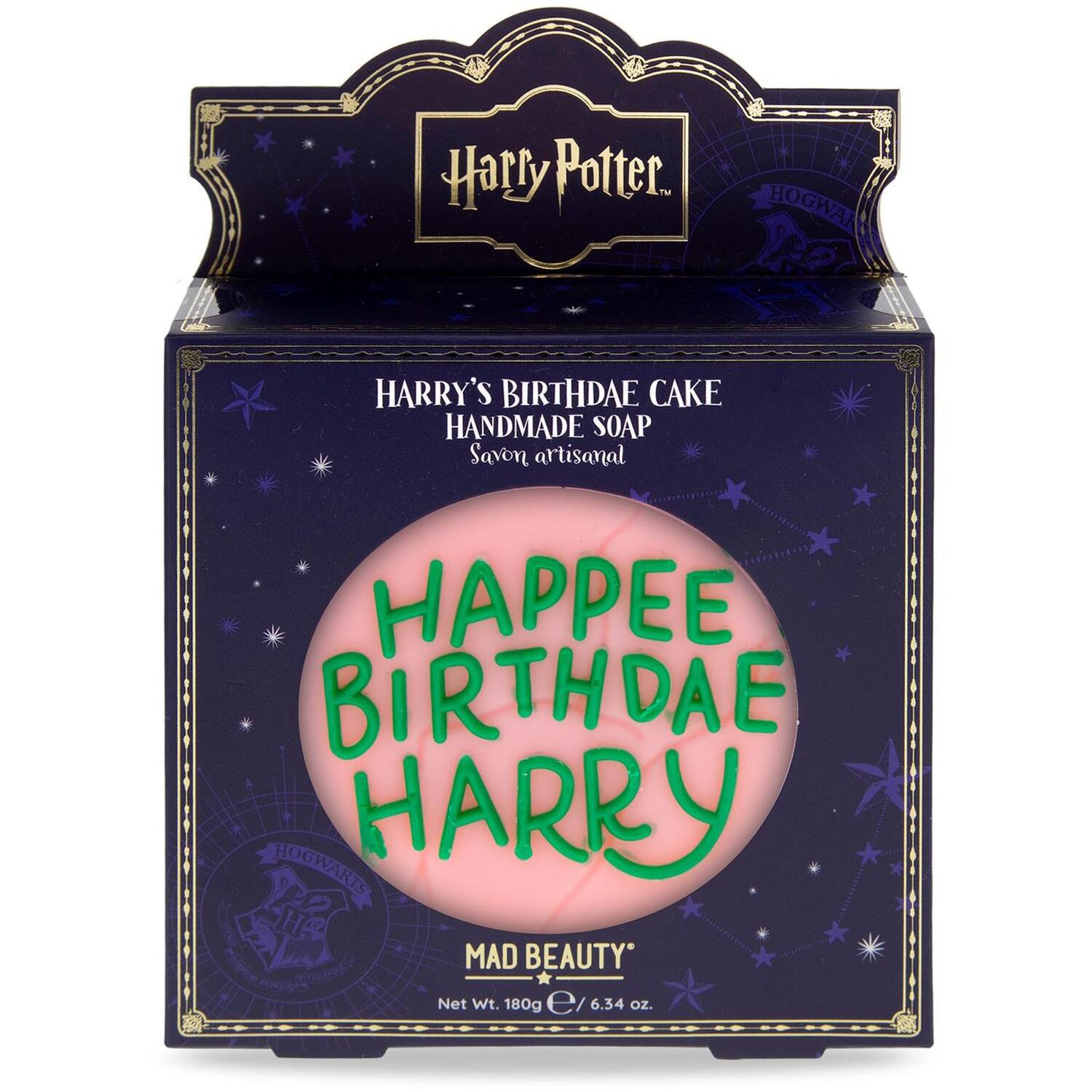 Mad Beauty Unisex Pink Harry Potter Harry's Birthdae Cake Handmade Vanilla Soap 180G In - Image 6