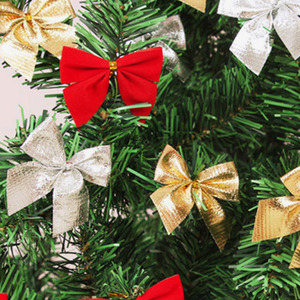 Set of 12 Christmas Tree Bow Decorations