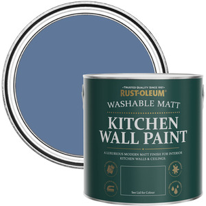 Rust-Oleum  Kitchen Wall Paint Matt  - Blue River 2.5L