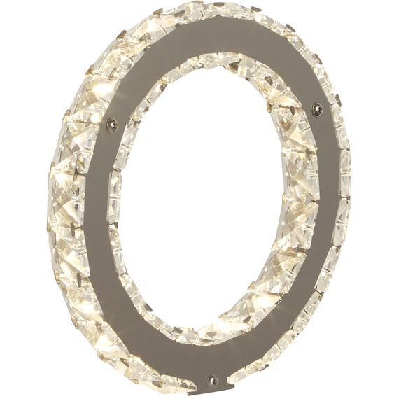 Martinique Chrome Ring LED Table Lamp