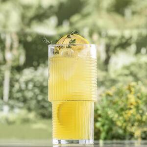 Helen Stacking Highball Glasses  Whisky Tumblers 12pc Set