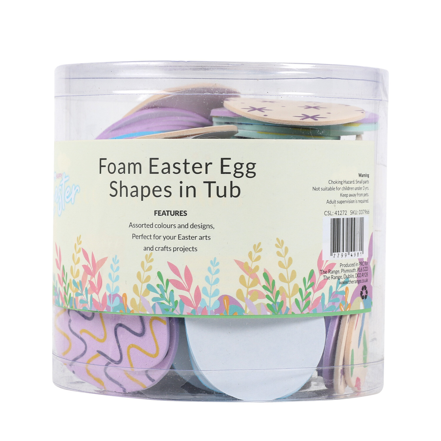 Foam Easter Egg Shapes