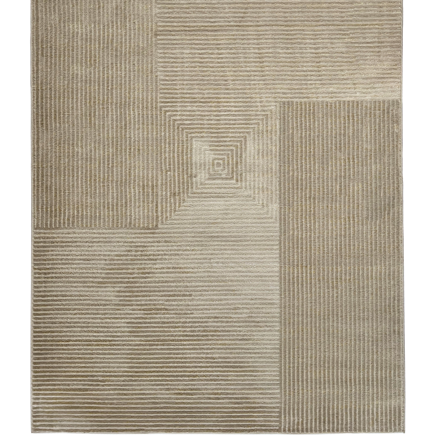 Polyester Rug Side View Modern Sand Polyester Pyramid Living Room Rug