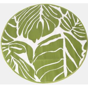 Palm Leaf Round Outdoor Rug