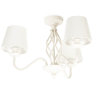 Memphis Traditional Cream 3 Way Ceiling Light